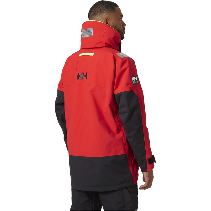 2024 Helly Hansen Mens Skagen Offshore Jacket 34255 - Alert Red